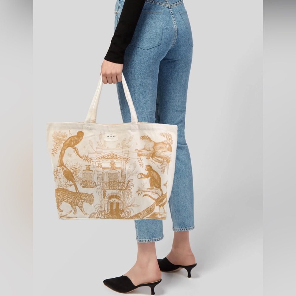 Sezane Canvas Tote